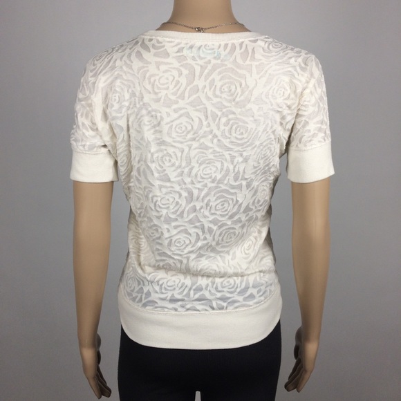 Maurices Burnout Roses Top - Picture 4 of 5